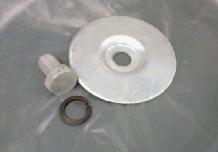 Air bag capsule pressure plate, pad, and bolts